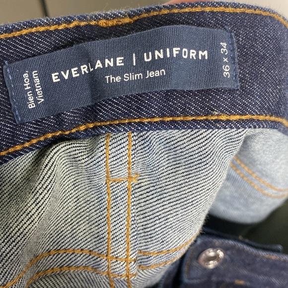 Everlane The Slim 4-Way Stretch Organic jeans size 36X34 New with tag - Picture 6 of 9